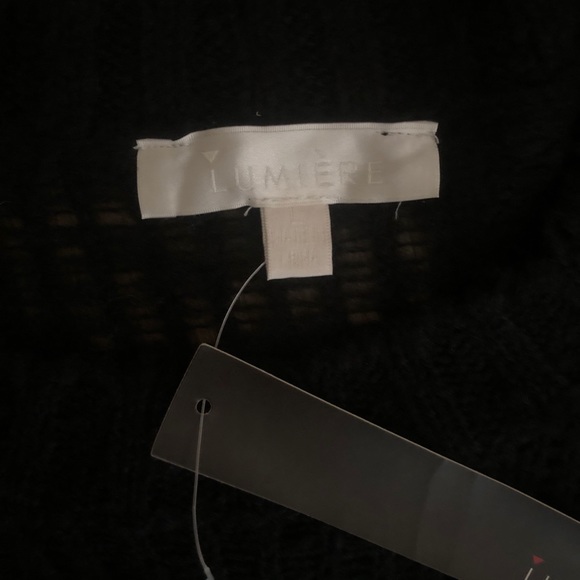 New Lumiere Black Knit Sweater - Picture 5 of 8